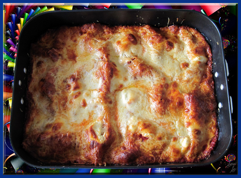 Lasagna in Roastin Pan